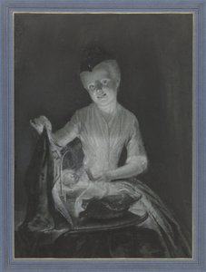 Sara Troost avec sa poupée - Cornelis Troost