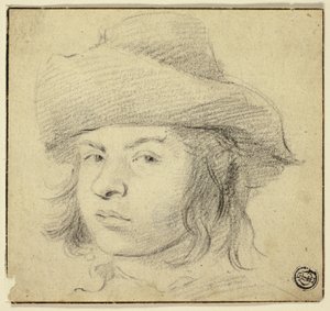 Buste de jeune homme avec chapeau - Cornelis Visscher