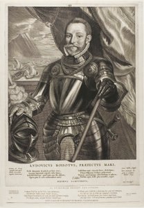 Lodewijk Boisot, Amiral de Zélande, planche 4 de Quatuor Personae - Cornelis Visscher