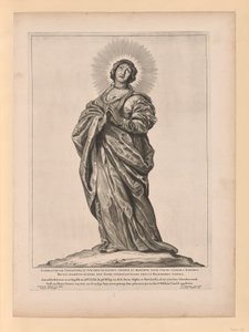 Saint Cunera, de Saints du Nord et du Sud des Pays-Bas - Cornelis Visscher