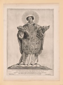 Saint Lebuin, de Saints du Nord et du Sud des Pays-Bas - Cornelis Visscher