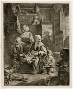 La femme aux crêpes - Cornelis Visscher