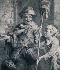 Le marchand ambulant de poison pour rats - Cornelis Visscher