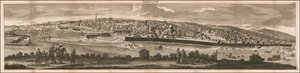 Vue de Jérusalem en 1698 par Cornelis De Bruyn