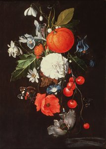 Nature morte avec fruits et fleurs