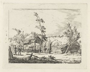 Ferme avec meule de foin - Cornelis de Kruyff