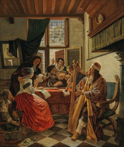 Compagnie musicale dans un intérieur, 1670