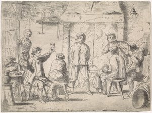 Paysans dans une auberge - Cornelis de Wael