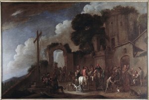 Les sept œuvres de miséricorde corporelle : donner à boire aux assoiffés (après 1625) - Cornelis de Wael