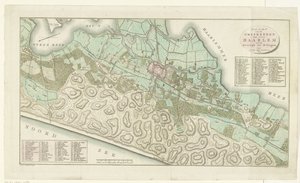 Carte de Haarlem et environs (Carte de la région de Haarlem de Beverwijk à Hillegom)
