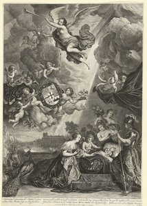 Allégorie de la naissance de la princesse Maria Amalia, fille de Hendrik Casimir, 1689