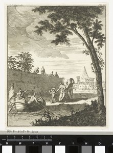 Paysage avec bateau - Cornelis van Jagen