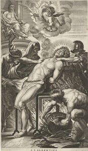 Martyre de Saint Laurent - Cornelis van Merlen