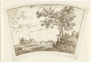 Paysage avec une ferme - Cornelis van Noorde