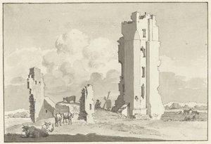 Ruine de la Maison à Clèves près de Haarlem - Cornelis van Noorde