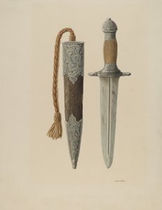Dague et fourreau
