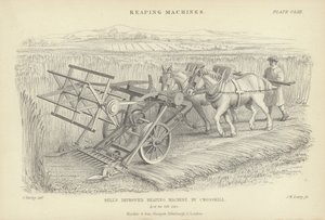 La machine à moissonner améliorée de Bell par Crosskill
