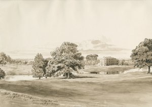 Betley Hall - Cornelius Varley