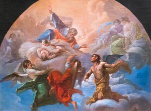 Satan devant Dieu, c.1750
