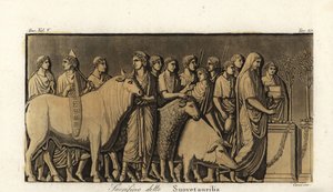 Cérémonie de sacrifice romaine suovetaurilia