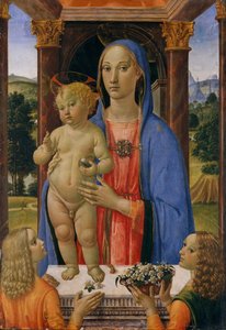 Madone et Enfant avec des Anges