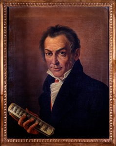 Portrait de Nicola Antonio Zingarelli, compositeur et organiste italien. vers 1800