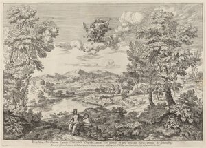Jupiter dans un paysage