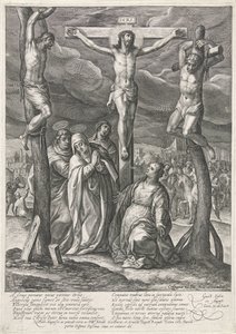 Crucifixion du Christ - Crispijn van de Passe (I)