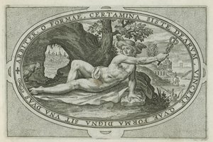 Mercure (Goden en godinnen betrokken bij het oordeel van Paris) - Crispijn van de Passe (I)