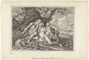 Vénus avertit Adonis - Crispijn van de Passe (II)