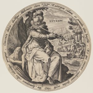 Calliope, extrait des Muses - Crispijn van de Passe I