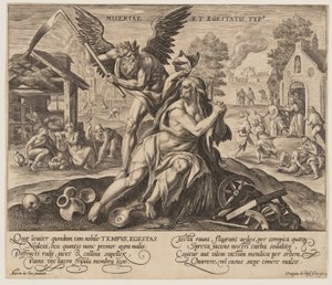 Miseriae est Egestatis Typus, du temps avec les vertus et les vices