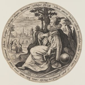 Uranie, des Muses - Crispijn van de Passe I