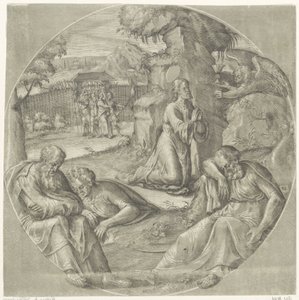 Christ au Mont des Oliviers - Crispijn van den Broeck