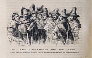 Complot de la poudre à canon (gravure) - Crispin I de (after) Passe