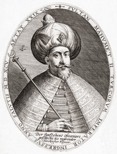 Mehmed III. Sultan, Empire Ottoman. Portrait. - Crispin I de (after) Passe