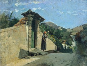 Étude de paysage, vers 1860 - Cristiano Banti