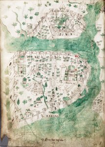 Carte de Constantinople, c.1420