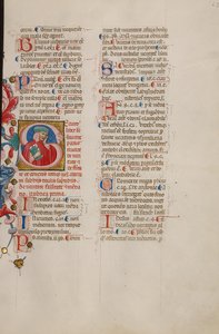 Initiale S : Portrait en buste d