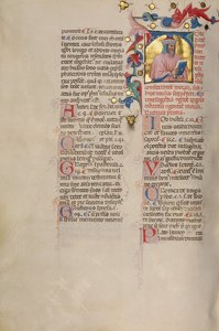 Initial T : Portrait en buste d