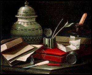 Nature morte avec des instruments d