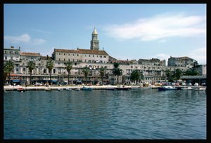Vue du palais de Dioclétien, c.300 après J.-C. - Croatian School