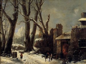 Première neige dans le Piémont