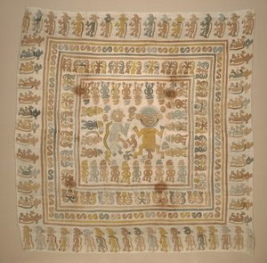 Panneau du textile "prisonnier", c.1300-1470 - Culture Chimu