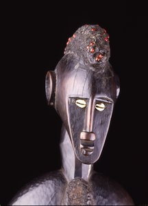 Pilonneur de rythme féminin (détail) - Culture Senufo