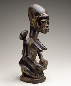 Mère et enfant, Nigéria, fin du 19e siècle