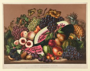 Pièce de fruits américains