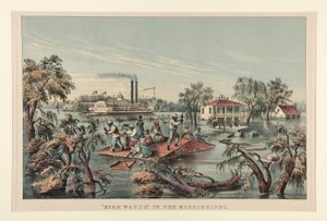 Hautes eaux - Currier and Ives