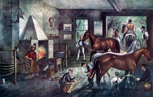 Trotting Cracks à la forge, 1869