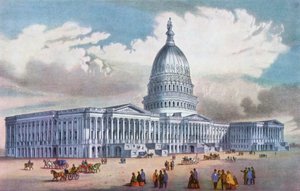 Washington, Capitole des États-Unis, 19ème siècle